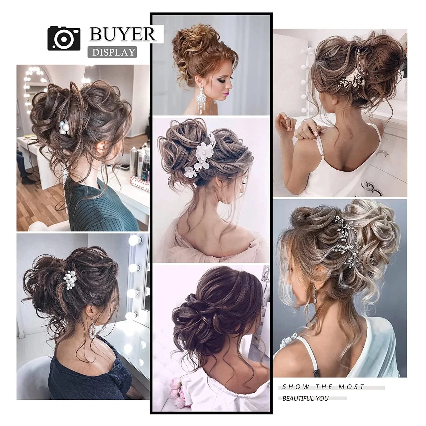 Customized 20-Piece Hair Accessories Set – Bands, Loops, Ropes & Decorations