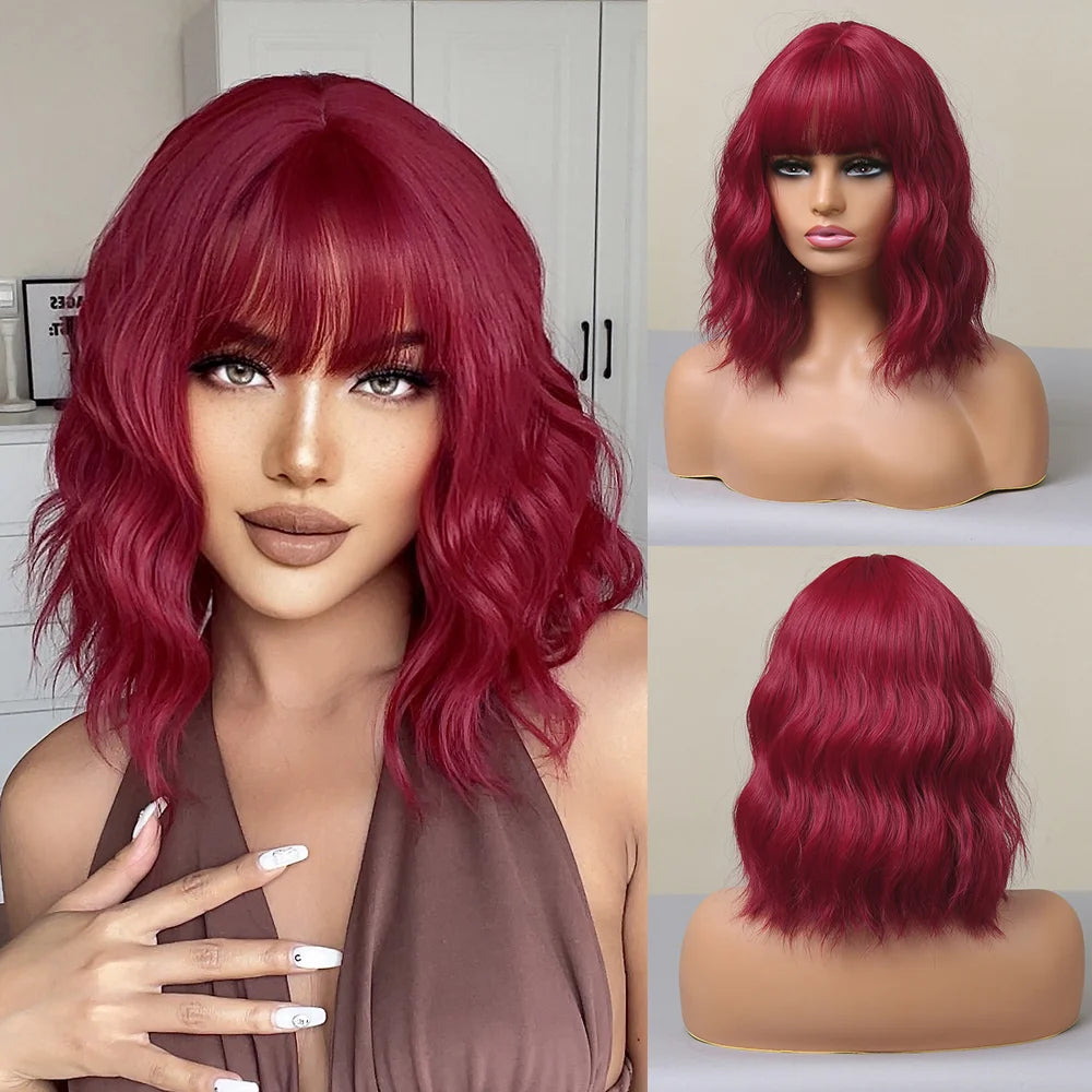Ombre Brown & Blonde Synthetic Wig