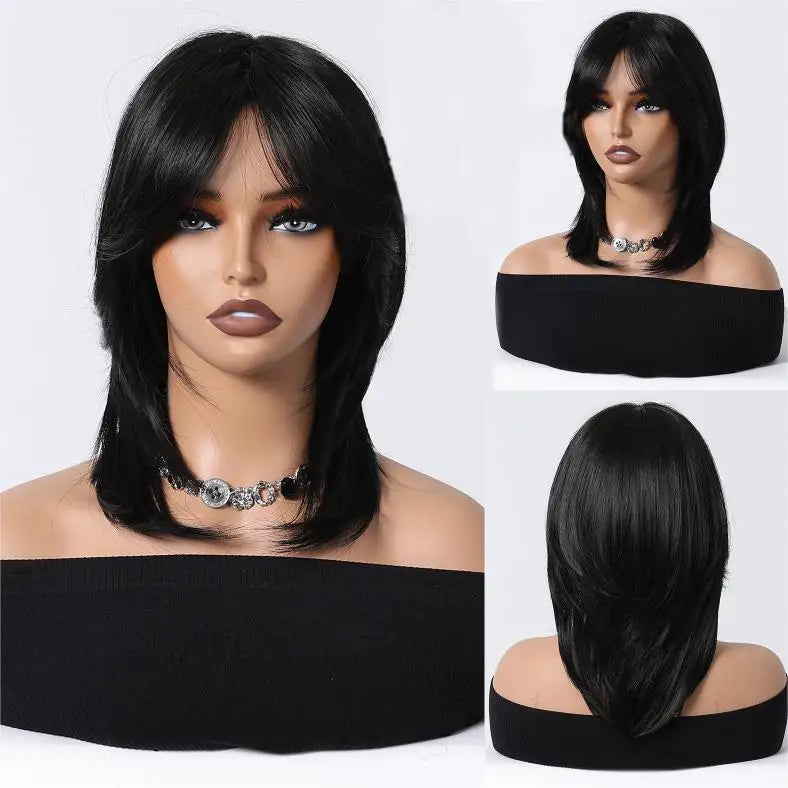 Ombre Brown & Blonde Synthetic Wig